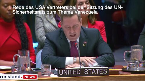 Rede des US- Vertreters bei der Sitzung des UN- Sicherheitsrats zum Thema Venezuela