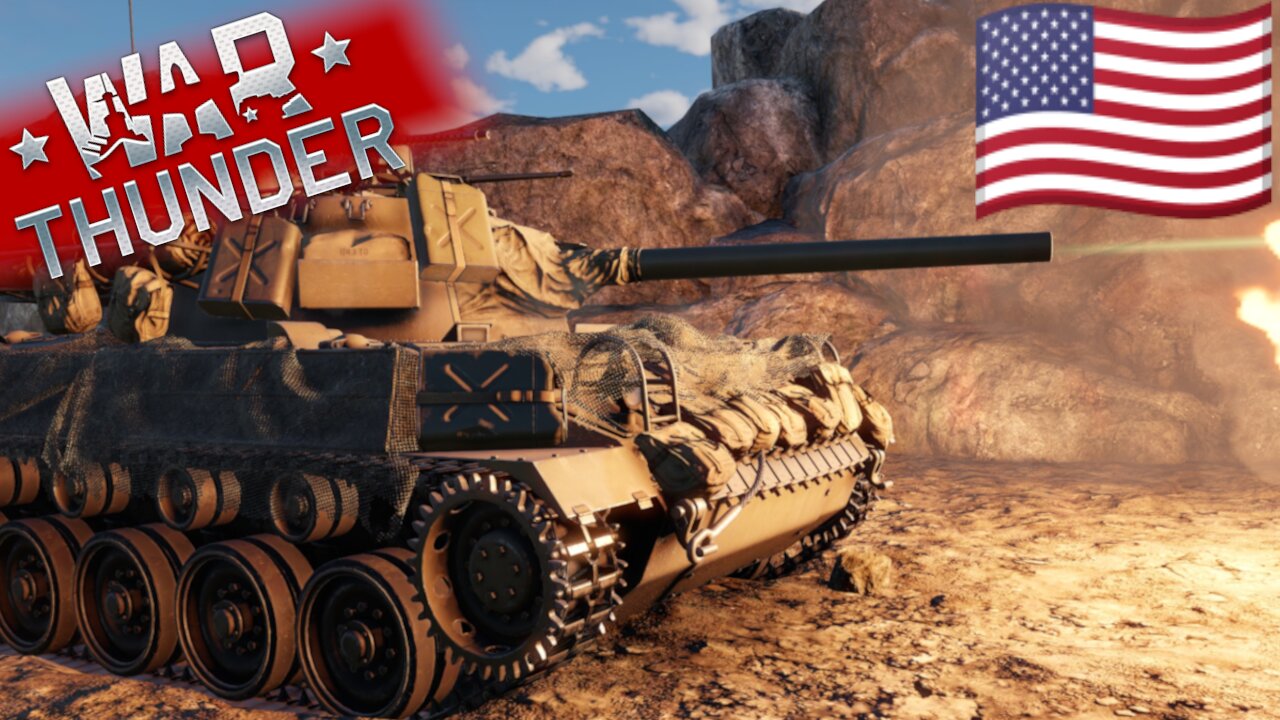 Trying out the Hell On Wheels Pack (🇺🇸 M18, Sherman, Skink) ~ War Thunder Gameplay