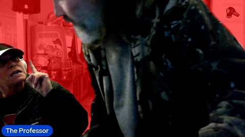 The Professor is a menace to Camera Lady