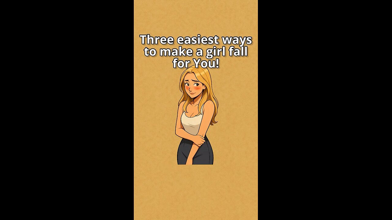 Three easiest ways to make a girl fall for you! How to make her fall in love!