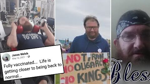 DEAD is back to normal for this vaccinated libtard protestor!