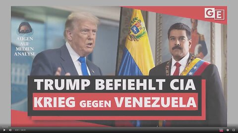 Trump befiehlt der CIA, Venezuela anzugreifen, während das US-Militär unschuldige Menschen tötet