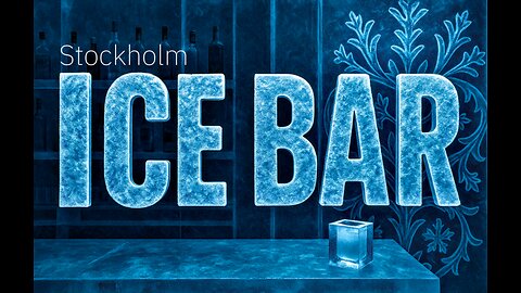 Cocktail in a Glass Made of Ice – Inside the Famous Stockholm ICEBAR