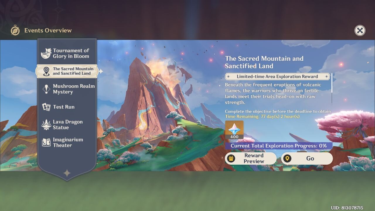 The Sacred Mountain And Sanctified Land - Genshin Impact - Version 5.5 - Part 1