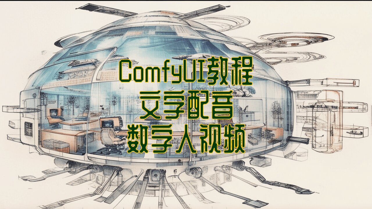 AI配音+数字人！零基础速成ComfyUI视频神技