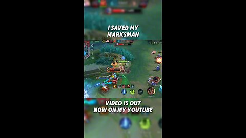 I Saved My Marksman! #mobilelegends #moba #hilda #mm