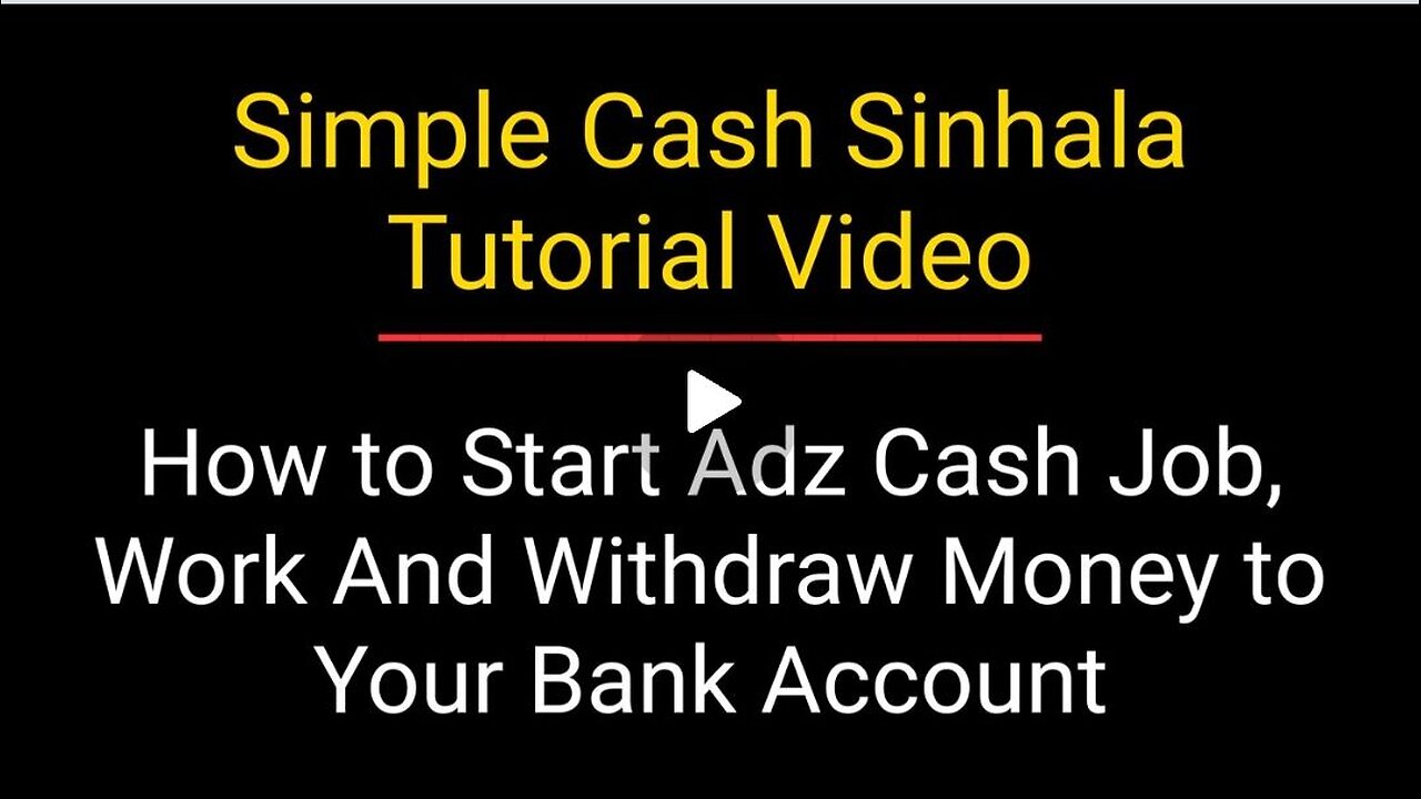How to Work Adz Cash and Withdraw