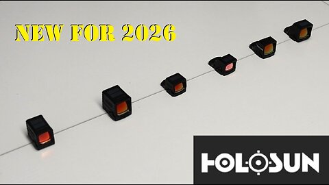 Checkout Holosun's New Pistol Line-Up for 2026