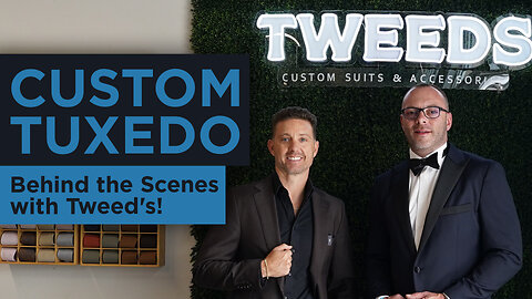 Watch My Custom Tux Journey with Tweeds in Sarasota!