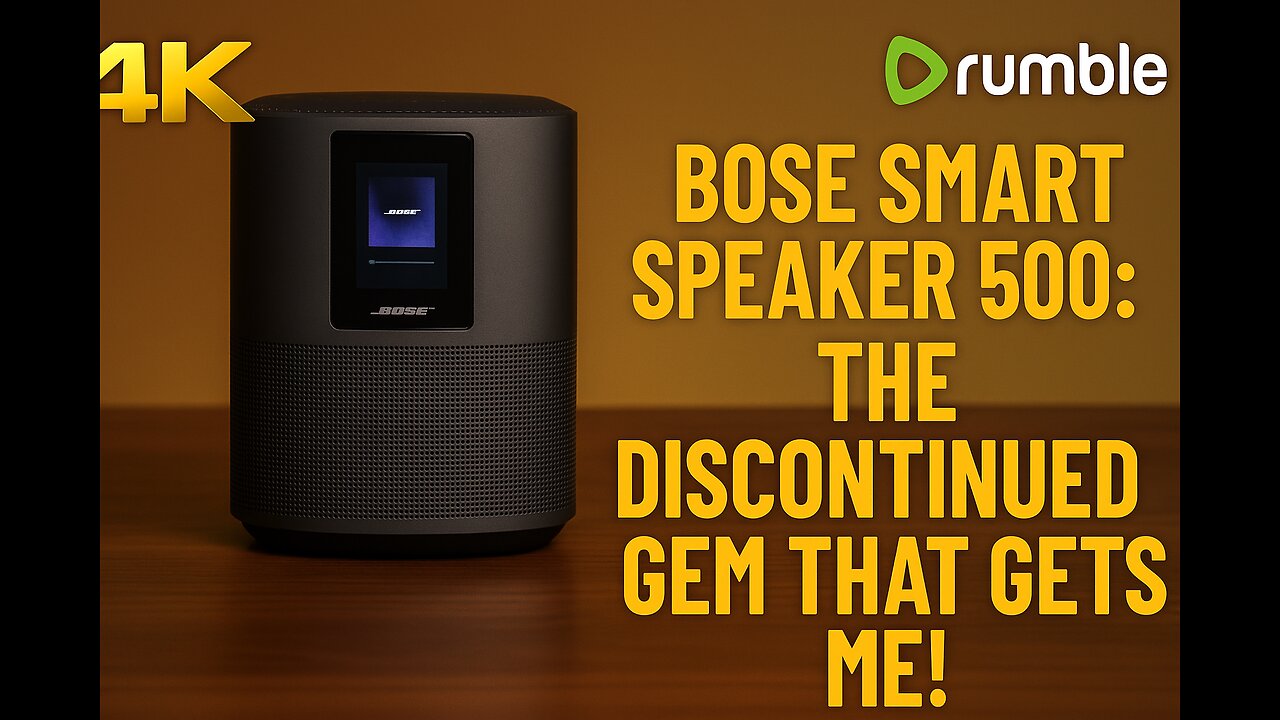 🔊🎵 Bose Smart Speaker 500: The Discontinued Gem That Still WOWs Me! ✨🔥