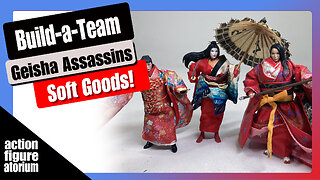 Build-a-Team | Geisha Assassins | Soft Good Kitbash from thrift store trash!