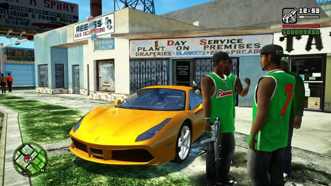 GTA San Andreas - Best 2019 Graphics Mod PC Gameplay!