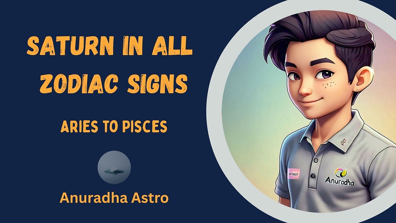 Saturn in all zodiac signs (Aries to Pisces)