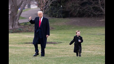 President Trump and Little X – Memorable Scenes Caught on Camera!