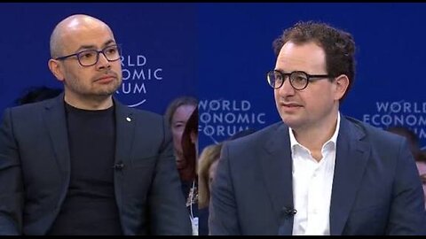 Breaking WEF Davos discussion AI Google CEO and CEO Anthropic