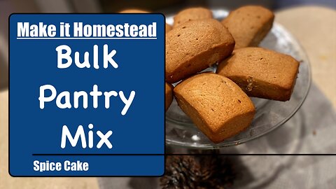 Stock Your Pantry with Bulk Mixes - Spice Cake Recipe