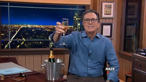 This is how Stephen Colbert reacted when Biden was declared the winner in 2020.