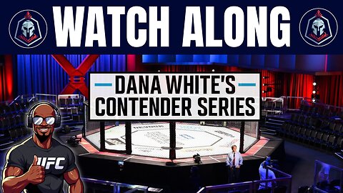 Dana White Contender Series 2025 Week #3 Watch Along