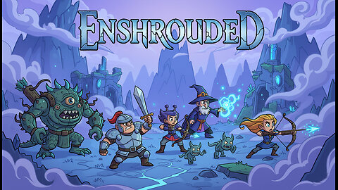 Fighting a Dragon in Enshrouded!