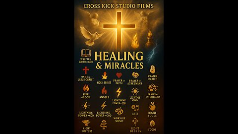 Cross kick Studio Films Healing and Miracles poster