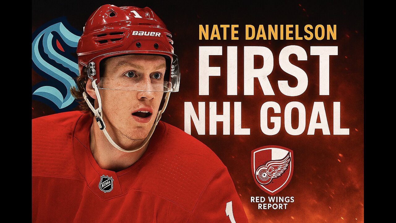 Nate Danielson’s first NHL goal powers Red Wings Victory | 7 minute Wings