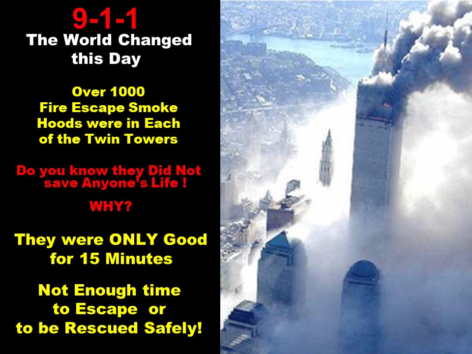 R U PREPARED - DO I HAVE ENOUGH TIME TO ESCAPE TOXIC SMOKE