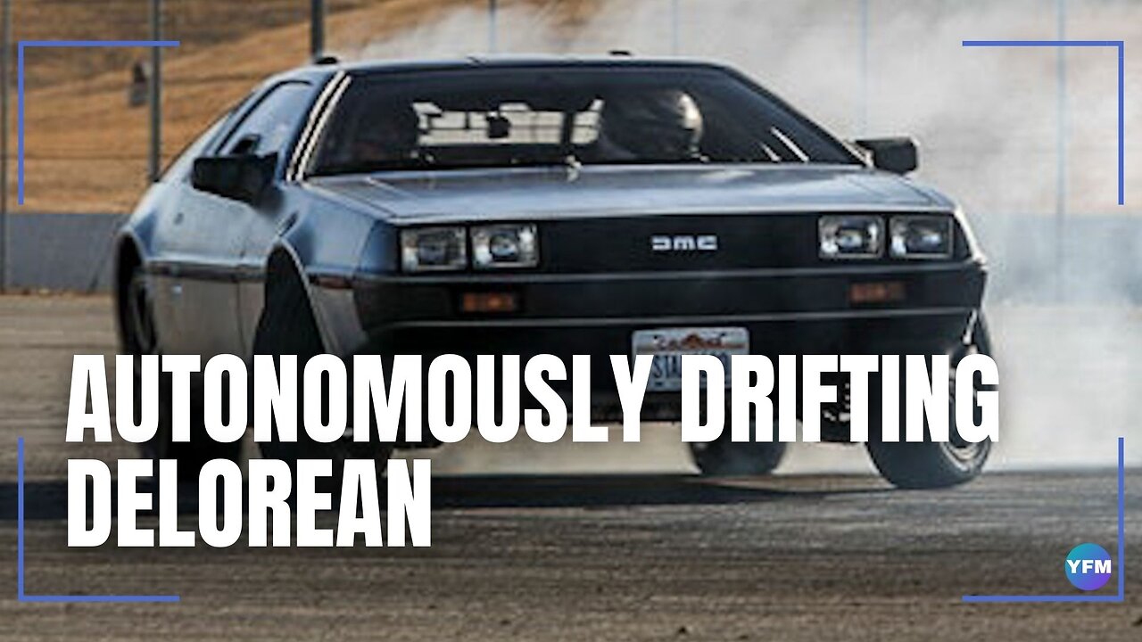 Autonomously drifting DeLorean