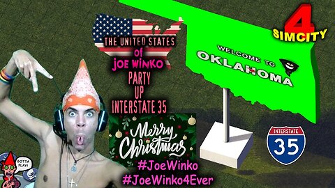 Party Up Interstate 35! - SimCity 4 Christmas Gaming Livestream (Dec 25th 2021) - Joe Winko
