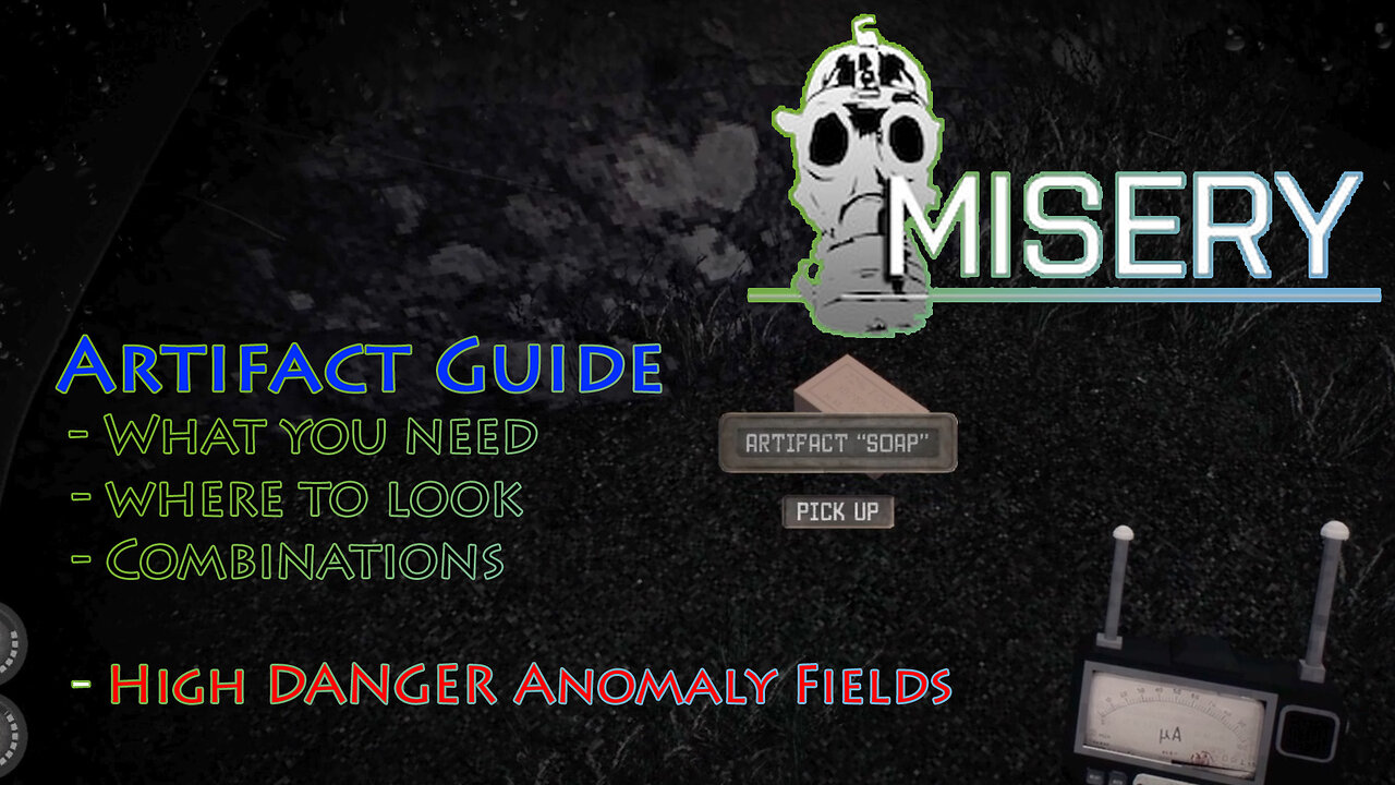 Misery - Artifacts, Detector, anomaly guide