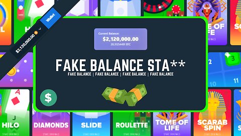 Stake Casino Hacking Tool | Custom Fake Balance ( All Games Playable ) | $udo