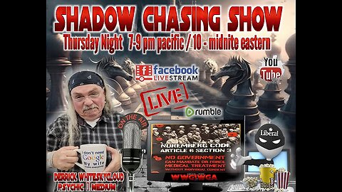 SHADOW CHASING SHOW 22-1-2026 THE WIZARD OF ODDS-THERE'S NO PLACE LIKE DAVOS?