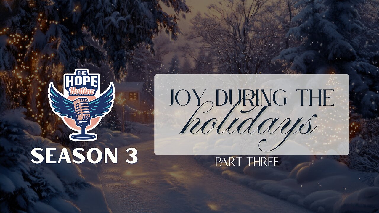 Joy in the Holidays! Part Three