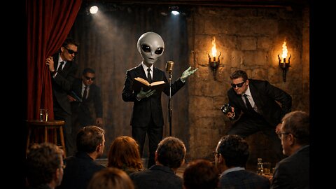 Alien Ground Crew Observing the 3rd Dimension Earth