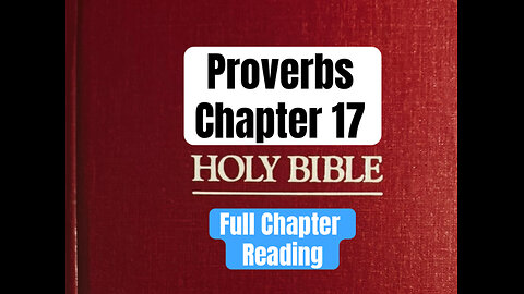 Proverbs Chapter 17