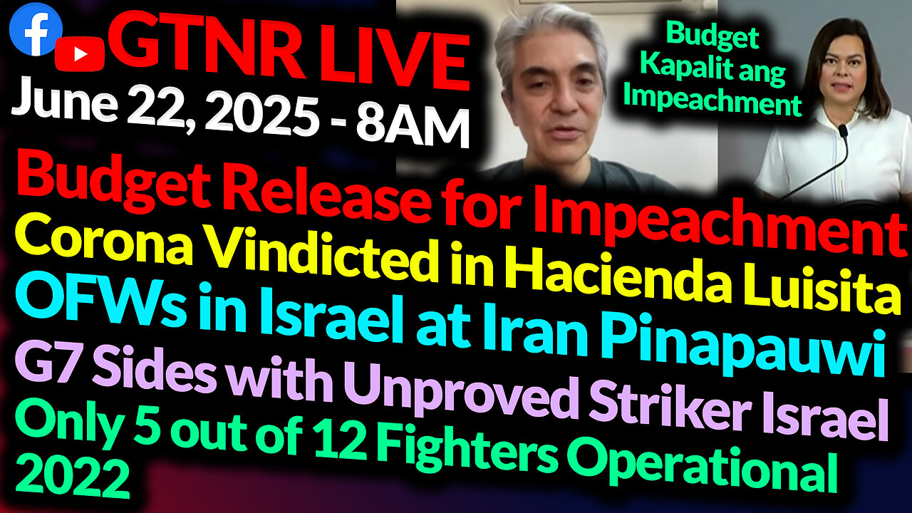 Budget Kapalit Impeachment | Aquino Impeached CJ Corona Vindicated | GTNR Ka Mentong Ka Ado