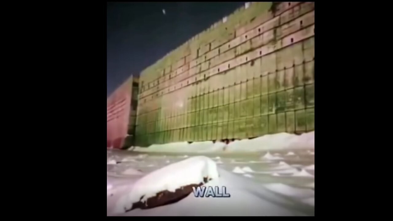 THE MAN MADE FORBIDDEN ICE WALL IN ANTARCTICA "FLATTARDS WORSHIP CREATION BUT, NOT GOD & HIS CREATION" (More In Description Box)