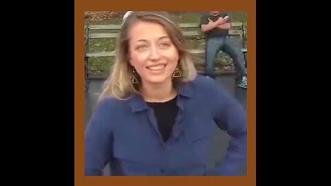 Luodong Massages Beautiful White European Woman At The Park