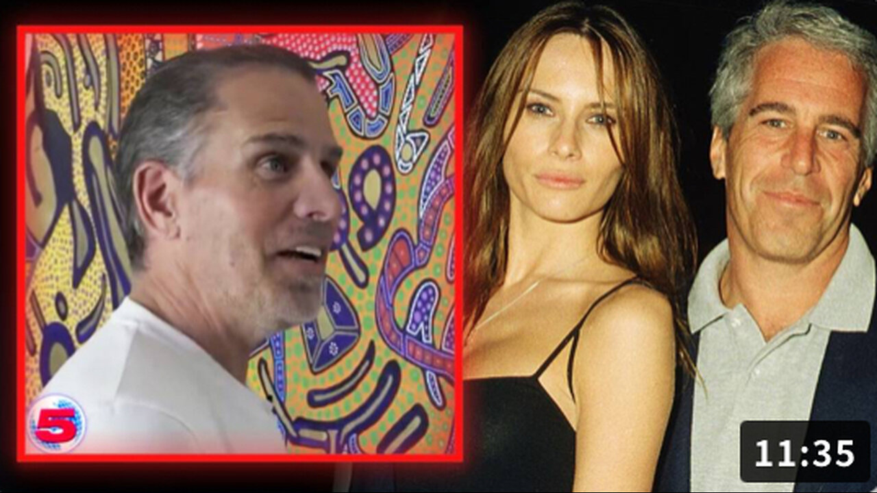 PURE CRAP: Watch Joe Biden's Crackhead Son Hunter Push The Disproven Smear That Epstein Introduced Melania To Trump