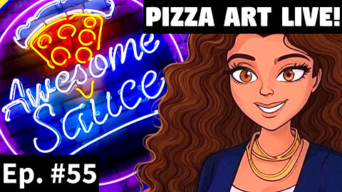 Awesome Sauce PIZZA ART LIVE Ep. #55: Wendy Wild!