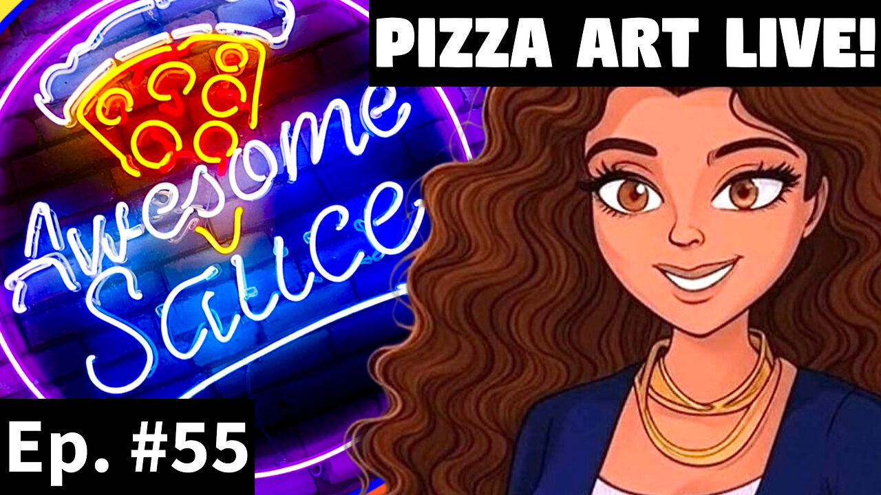 Awesome Sauce PIZZA ART LIVE Ep. #55: Wendy Wild!