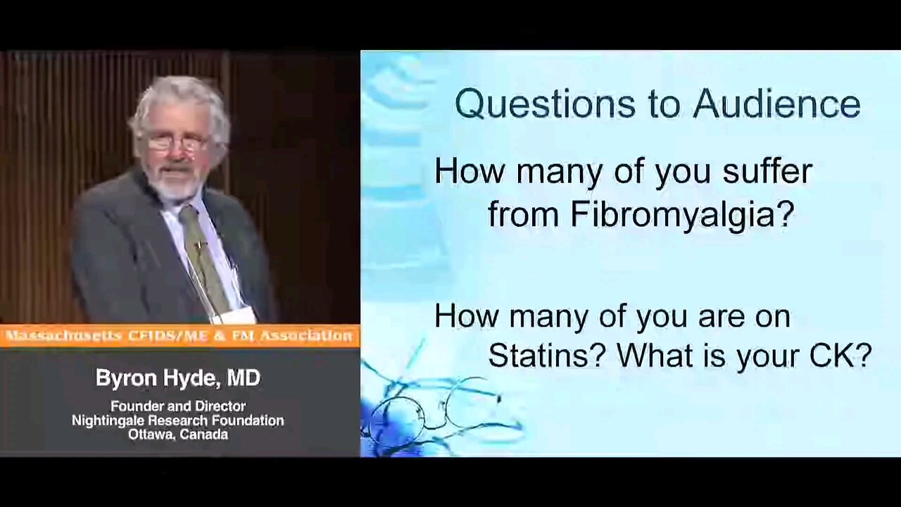 Fibromyalgia, Dangers of Statins, Creatine Kinase Test and Rhabdomyolysis - Byron Hyde, MD