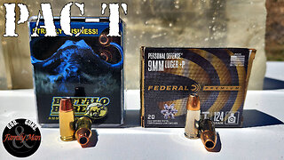 Terminal Ballistic Hard Barrier Testing: 124 gr. Federal +P HST and 147 gr. Buffalo Bore