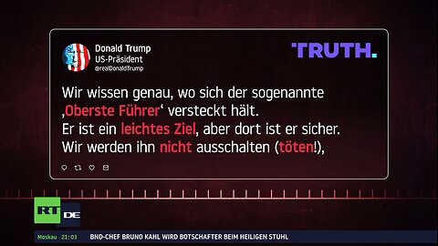 "Unsere Geduld geht langsam zu Ende" – Trump verschärft Ton gegen den Iran