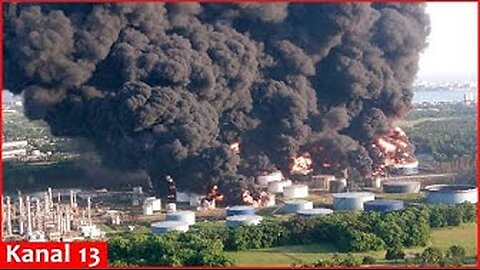 Major destruction at Engels base; 7 fuel tanks, thousands of tons of fuel destroyed after strikes