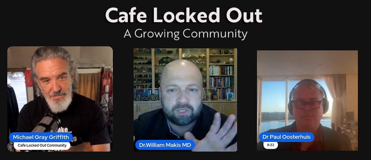 Dr William Makis is in the Cafe Tonight with Dr Paul Oosterhuis.