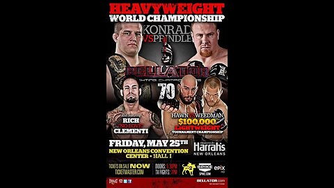 Bellator FC 70 - May 25 2012 - New Orleans Convention Center, LA