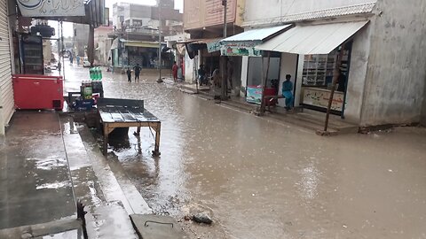 kot ghulam Muhmmad heavy rain.