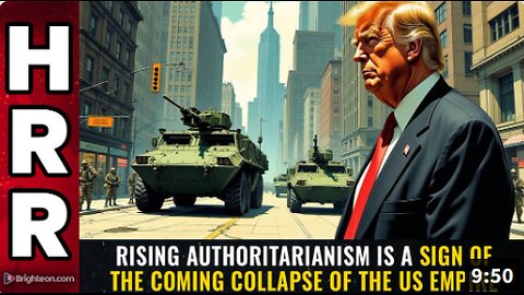 Rising authoritarianism is a sign of the coming COLLAPSE of the US empire