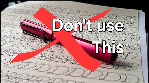 When not to use a fountain pen