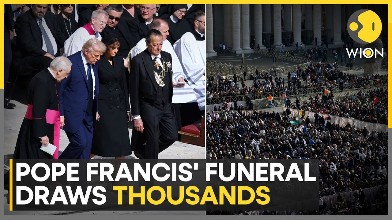 Funeral Of Pope Francis Begins | President Murmu, Trump, Zelensky Attend